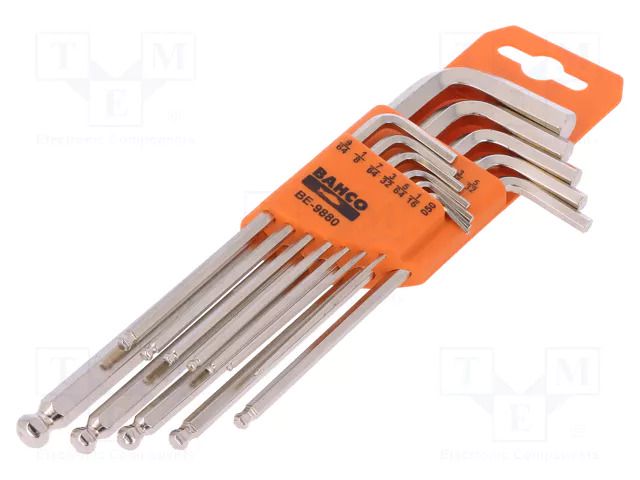 Wrench: hex key-set; inch BAHCO SA.BE9880