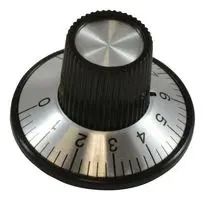 STRAIGHT KNURLED SKIRT KNOB, 6.35MM PKS1132B101/4