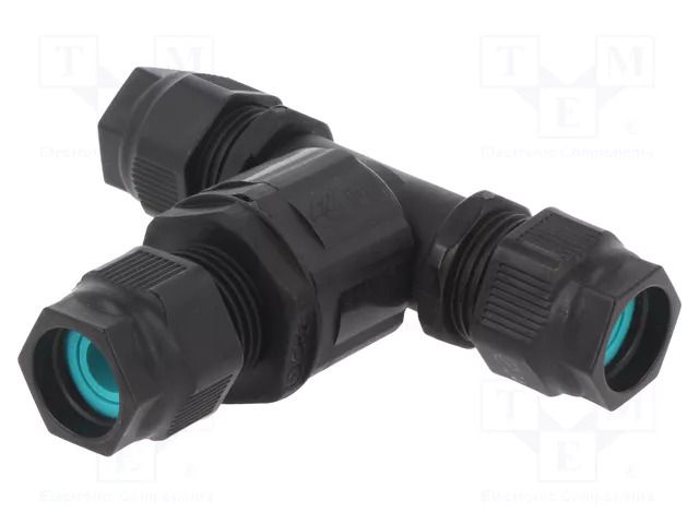 Connector: AC supply; screw terminal; TH390; 20A; 450V; ways: 3 TECHNO THB.390.C1A