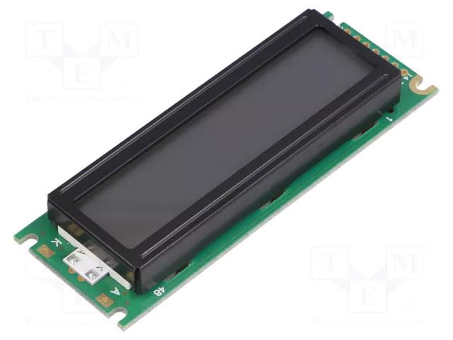 Display: LCD; alphanumeric; STN Positive; 16x2; 85x30x12.7mm; LED POWERTIP NPC1602LRS-JWB-K