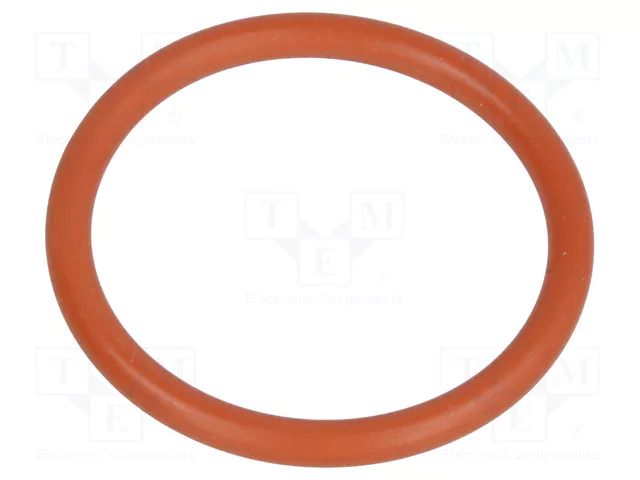 O-ring gasket; VMQ; Thk: 1.8mm; Øint: 17mm; M20; red; -60÷250°C HUMMEL HUMMEL-1321200059