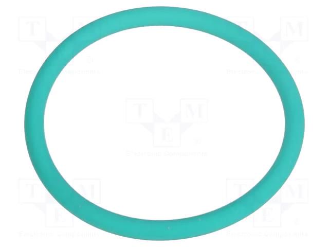 O-ring gasket; FPM; Thk: 1.5mm; Øint: 18mm; PG16; green; -40÷200°C HUMMEL HUMMEL-1321160021