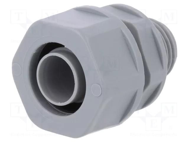 Straight terminal connector; Thread: metric,outside; -10÷110°C LAPP SILVYN-USK-M16X1.5