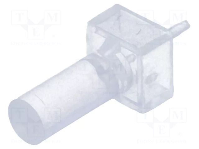 Fiber for LED; Ø3mm; L: 10.16mm; round; Front: flat BIVAR VLP-400-F