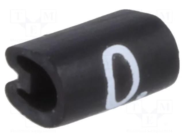 Markers; Marking: 0; 1.5÷2mm; PVC; black; -45÷70°C; leaded TE Connectivity TE-05801000