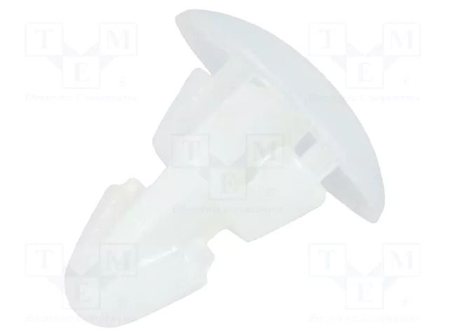 Assembly stud; polyamide; L: 3.5mm; snap fastener; natural KSS WIRING RS3