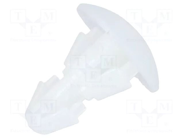 Assembly stud; polyamide; L: 2.5mm; snap fastener; natural FIX&FASTEN FIX-RCA-2.5