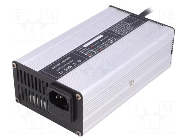 Charger: for rechargeable batteries; Li-Ion; 4A; Usup: 230VAC E-SHINE LI-ION-37V-4A