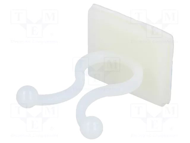 Cable clips; ØBundle : 10mm; polyamide; natural; UL94V-2; H: 30mm FIX&FASTEN FIX-KL-11