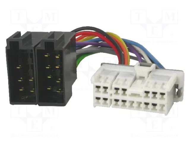Connector; radio,ISO; Hyundai,Kia; PIN: 16 4CARMEDIA ZRS-120