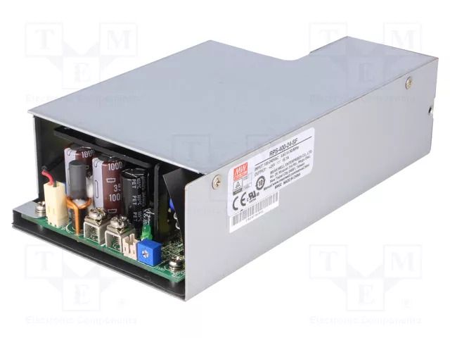 Power supply: switching; open; 400W; 113÷370VDC; 80÷264VAC; OUT: 1 MEAN WELL RPS-400-24-SF