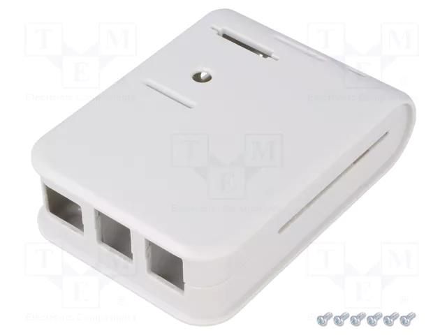 Enclosure: for computer; Raspberry Pi 2,Raspberry Pi B+; ABS HAMMOND HM-1593HAMPI3GY