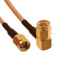 RF COAX CABLE, RG316, SMA PLUG, 250MM, TRANS 135103-03-M0.25.