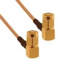 RF COAX CABLE, RG174, SMA PLUG, 500MM, BLACK 135104-02-M0.50