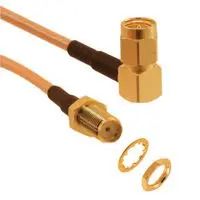 RF COAX CABLE, RG316, SMA, 250MM, TRANS 135111-01-M0.25.