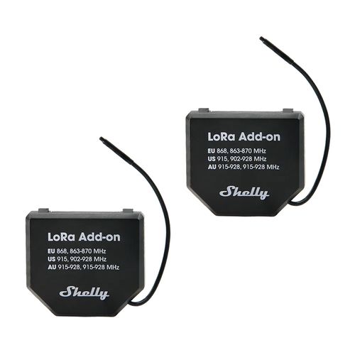 Set of 2 EU868 Relays for gen.3/4 Shelly LoRa Add-on, Shelly LoRaAdd-on(2pack)