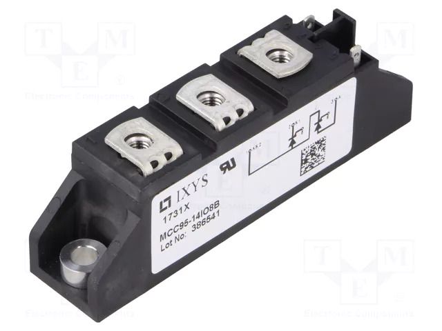 Module: thyristor; double series; 1.4kV; 116A; TO240AA; Ufmax: 1.7V IXYS MCC95-14IO8B