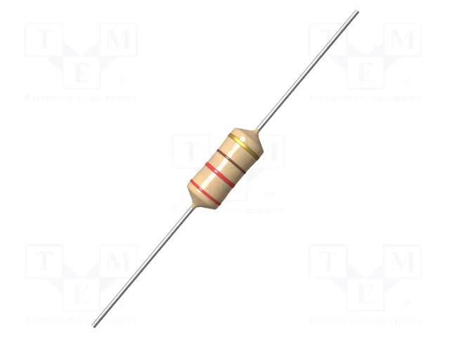 Inductor: wire; THT; 1000uH; 400mA; 4.2Ω; ±5%; Ø6x16mm; Leads: axial FASTRON VHBCC-102J-02
