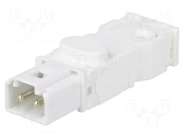 Male plug; 025; male; white STEGO 264058