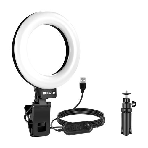 Neewer BR60 5" clip-on ring light / desk stand, Neewer B0DCSHSSFF