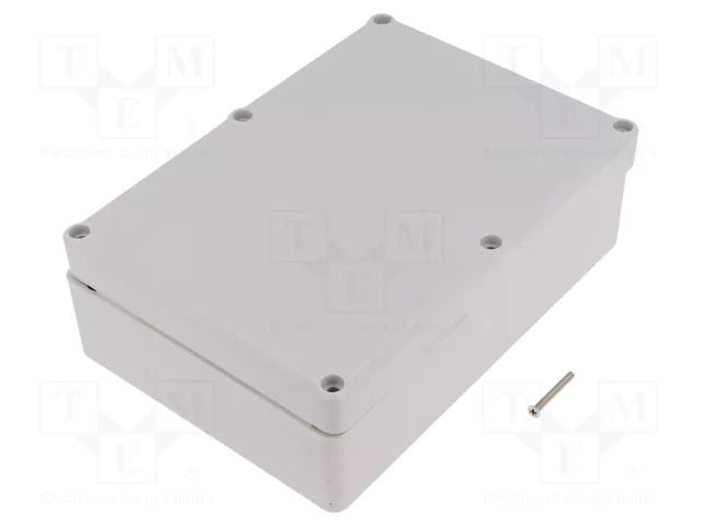 Enclosure: multipurpose; X: 126mm; Y: 176mm; Z: 55mm; ABS; grey; IP67 KRADEX Z74JS-IP67-TM-ABS