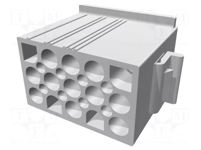 Connector: wire-wire/PCB; socket,plug; male/female; PIN: 15 MOLEX MX-19-09-2157