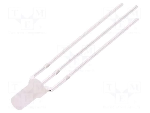 LED; red/yellow-green; 3mm; 140°; Front: flat; 1.8÷2.6/1.8÷2.6VDC OPTOSUPPLY OSRGHC3NE2A