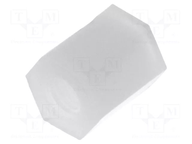 Screwed spacer sleeve; hexagonal; polyamide; M3; 7mm FIX&FASTEN HP-7