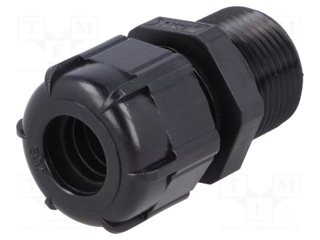 Cable gland; with long thread; PG13,5; IP68; polyamide; black BM GROUP BM4013LN