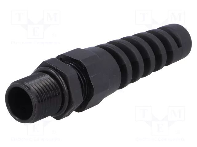 Cable gland; with strain relief; PG9; IP68; polyamide; black BM GROUP BM4009SN