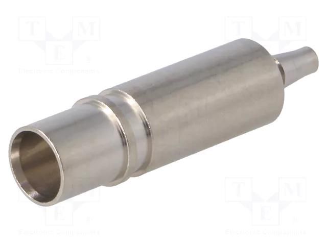 Contact; female; Han-Modular®; pipe ID Ø3mm; brass; max.10bar HARTING 09140006403