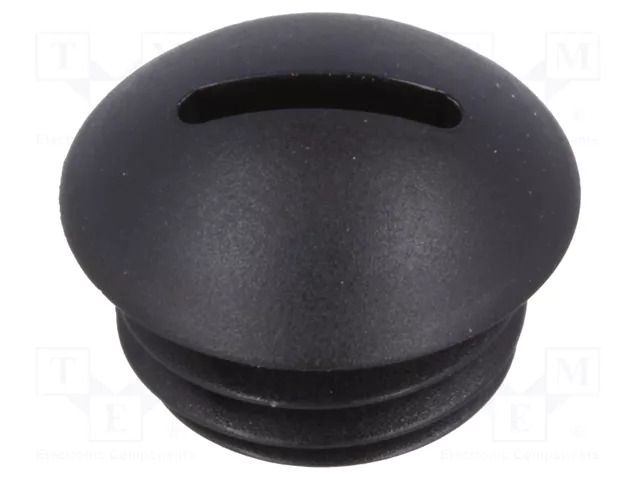Stopper; M12; 1.5; polyamide; black; 6mm FIX&FASTEN FIX-SPMA-12B