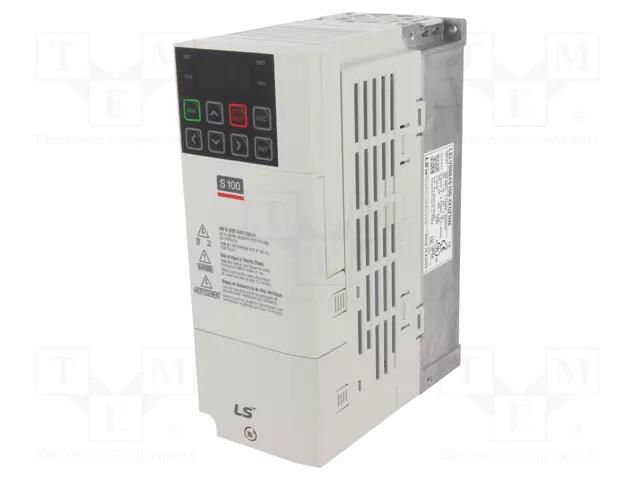 Vector inverter; 0.4/0.75kW; 3x400VAC; 3x380÷480VAC; IN: 11; 2A LS ELECTRIC LSLV0004S1004EOFNM