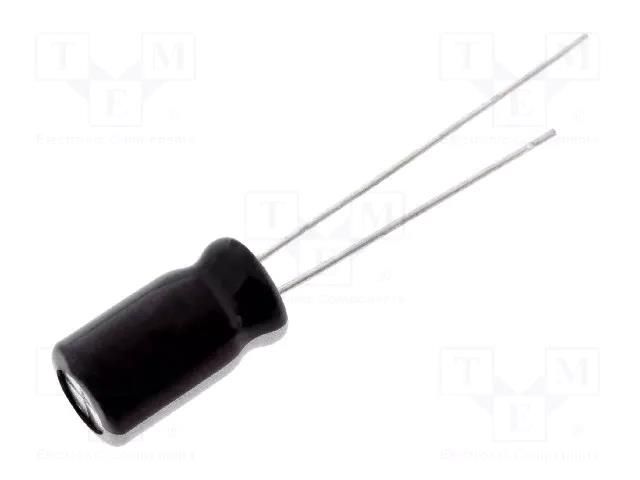 Capacitor: electrolytic; low ESR; THT; 47uF; 25VDC; Ø5x11mm; ±20% SAMWHA WL1E476M05011BB