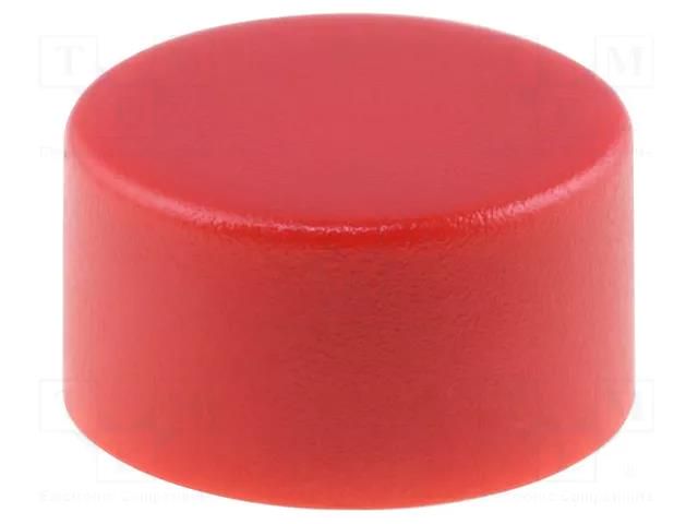 Button; 10mm; round; red SCHURTER 0862.8103