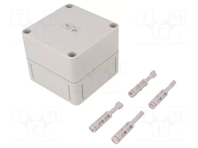 Enclosure: multipurpose; X: 94mm; Y: 94mm; Z: 81mm; TK PS; grey; IP66 SPELSBERG TK-PS-99-8-O