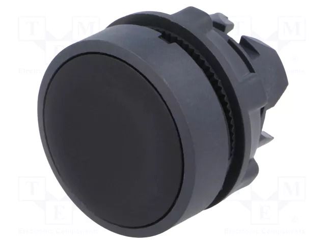 Switch: push-button; 22mm; Stabl.pos: 1; black; none; IP66; flat SCHNEIDER ELECTRIC ZB5AA2