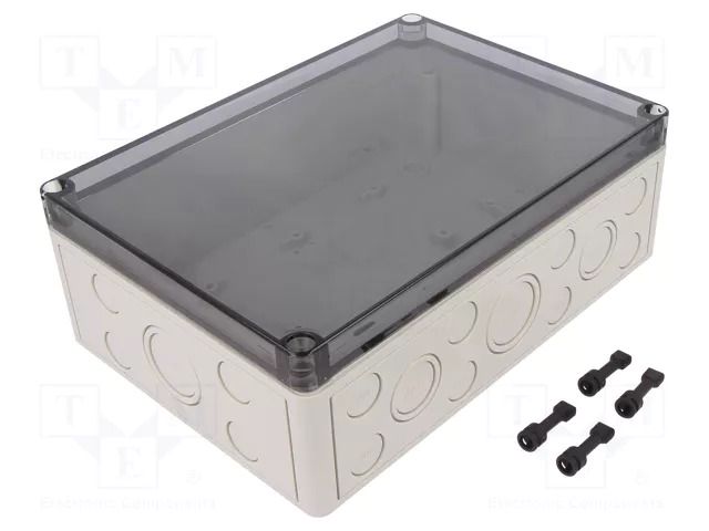 Enclosure: multipurpose; X: 180mm; Y: 254mm; Z: 90mm; TK PS; grey SPELSBERG TK-PS-2518-9-TM
