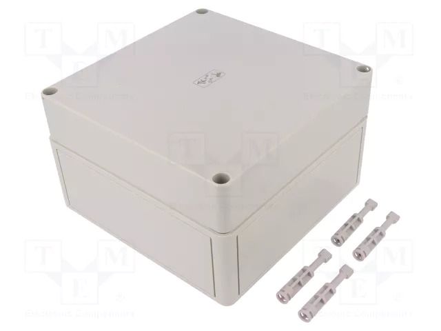 Enclosure: multipurpose; X: 180mm; Y: 182mm; Z: 110mm; TK PS; grey SPELSBERG TK-PS-1818-11-O