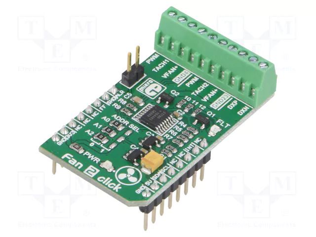Click board; prototype board; Comp: MAX31760; fan controller MIKROE MIKROE-2708