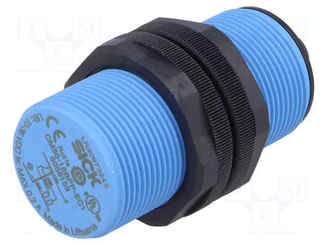Sensor: capacitive; Range: 3÷16mm; OUT: PNP / NO + NC; Housing: M30 SICK CM30-16BPP-EC1
