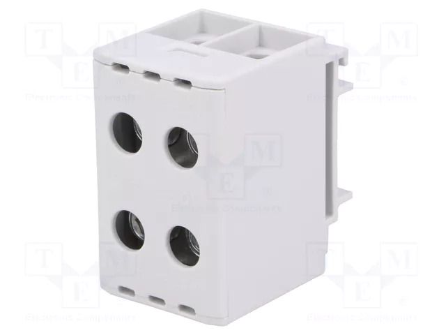 Splice terminal: rail; 320A; 690V; screw terminal; grey; polyamide OUNEVA T022050