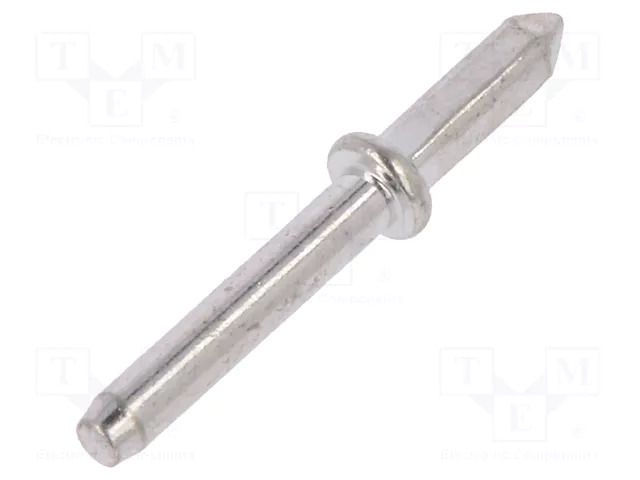Tip: solder pin; THT; tinned; brass; Ø: 1.3mm; Overall len: 13.5mm VOGT 1365B.68