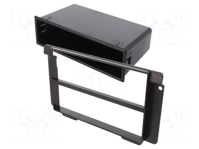 Radio frame; Land Rover; 2 DIN; black PER.PIC. RAM-40.465.1