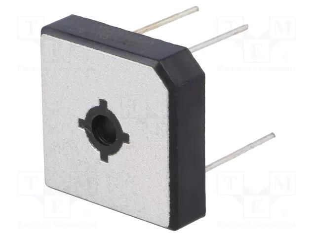Bridge rectifier: single-phase; Urmax: 50V; If: 15A; Ifsm: 300A DC COMPONENTS MBR1505W