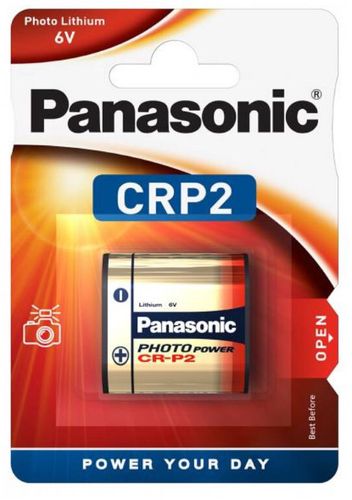 Lithium Battery CRP2 (223, CR-P2, DL223A) 6V 1300mAh Panasonic CRP2/PAN 5410853017134