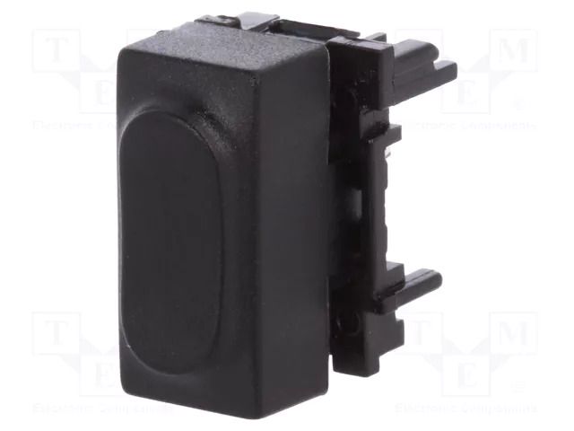 Switch: keypad; Pos: 2; SPST-NO; 0.1A/28VDC; black; none; THT; 0.7N Marquardt 6450.0005
