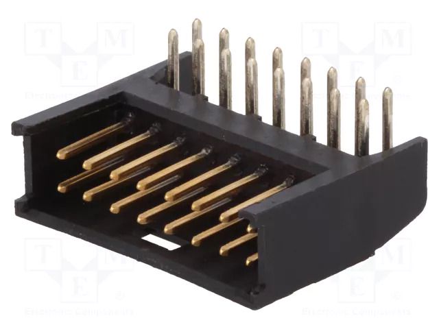 Connector: wire-board; socket; male; PIN: 16; AMPMODU MOD II; THT TE Connectivity 280390-2