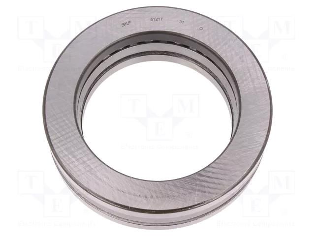 Bearing: ball; thrust single direction; Øint: 85mm; Øout: 125mm SKF SKF51217