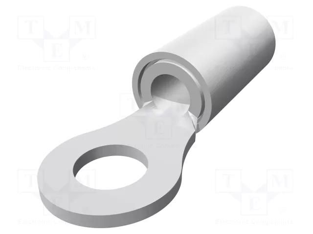 Tip: ring; Ø: 5mm; 2.62÷6.64mm2; crimped; for cable; insulated; PIDG TE Connectivity 2-35109-1/C